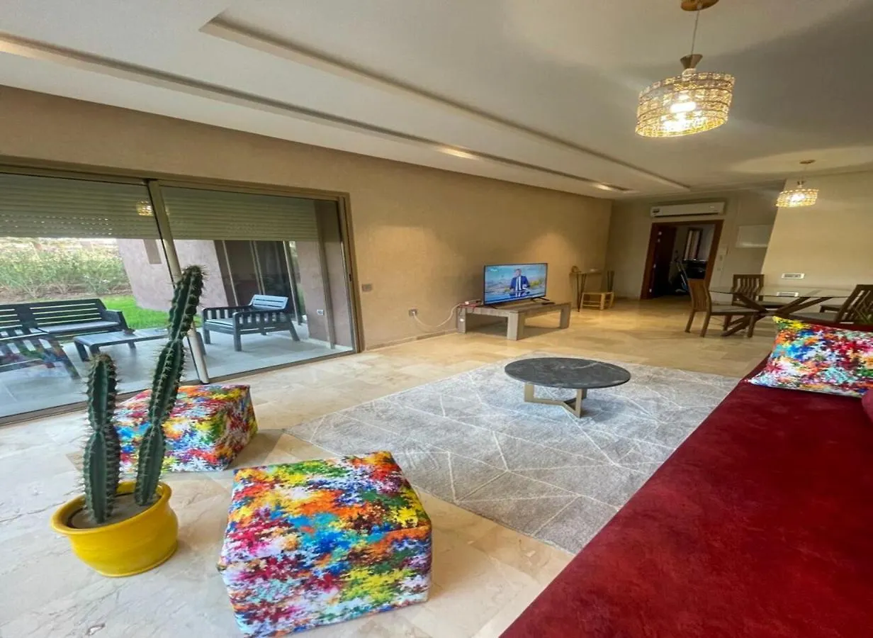 Appartement Prestigia Golf City Marrakech - Porte Agate - Gated Community Rez-De-Jardin Marrakesh Apartment